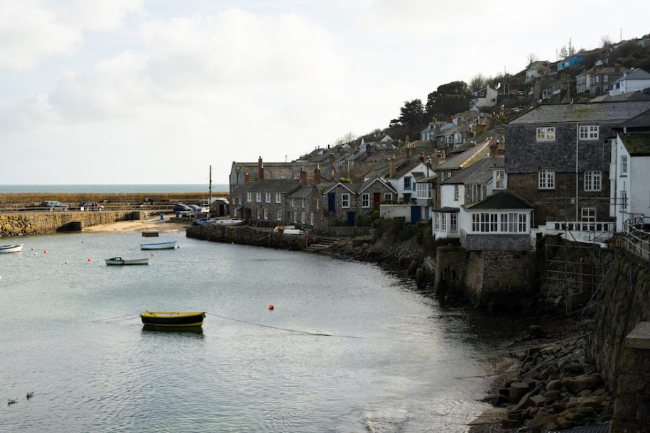 The harbour of the village Mousehole.